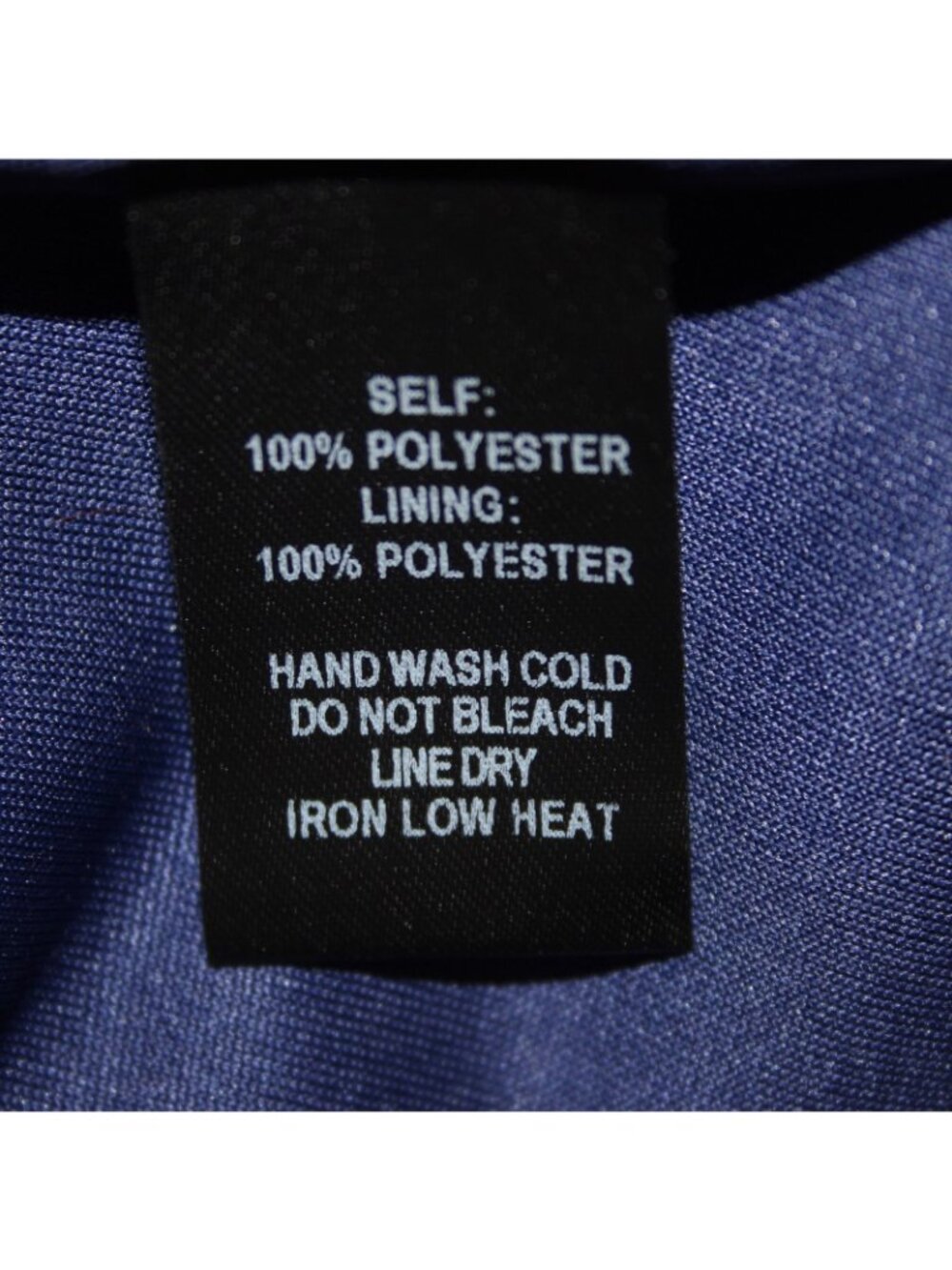 Lulus Dress Sz S Navy Blue Halter Lined Eyelets Embroidered 100% Polyester Dress - Picture 6 of 9